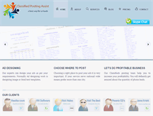 Tablet Screenshot of classifiedpostingassist.com